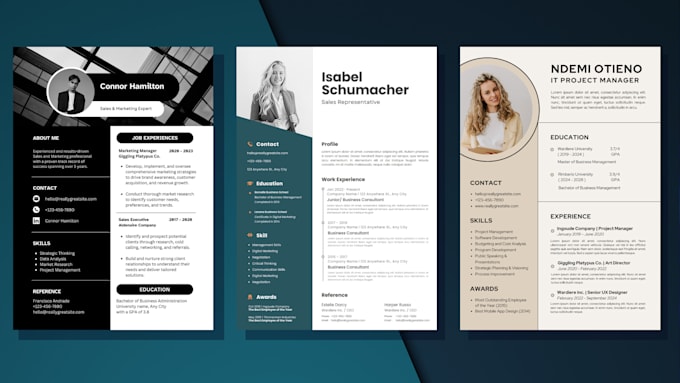 Gig Preview - Write and design professional resume and cover letter CV