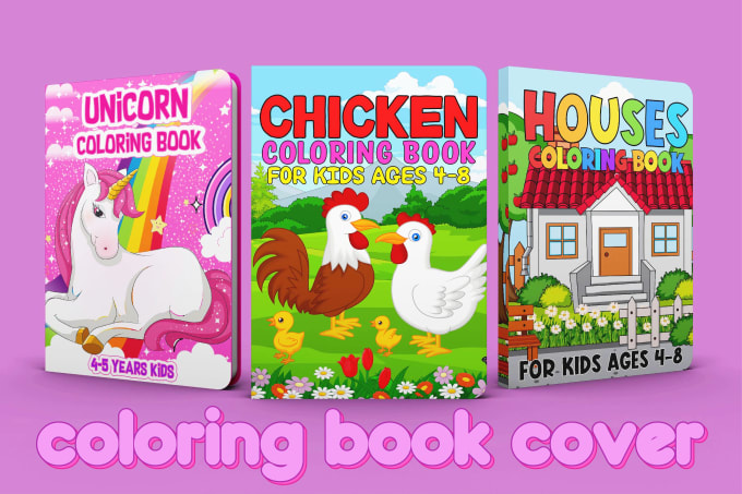 Bestseller - design coloring book cover with customizing interior for amazon kdp