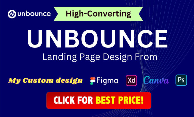 Gig Preview - Build landing page using unbounce, instapage, webflow