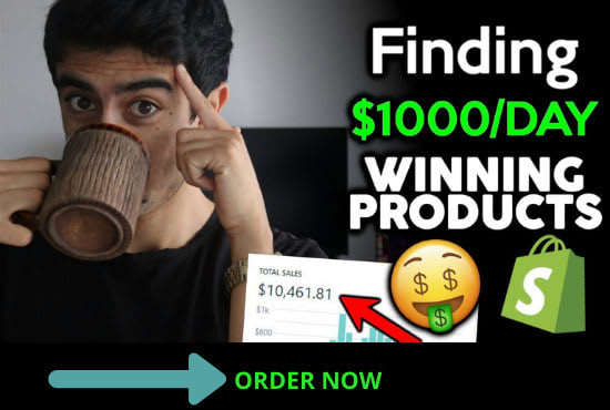 Gig Preview - Find shopify winning products and do shopify product research