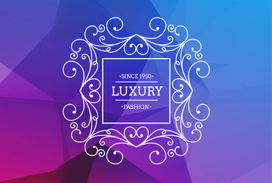 Gig Preview - Design luxury logo design