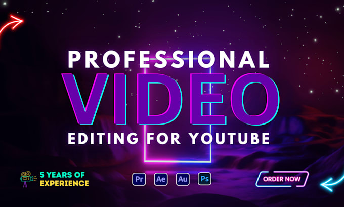 Gig Preview - Do professional youtube video editing