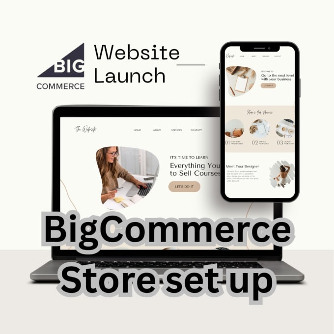 Gig Preview - Design customize and create bigcommerce site