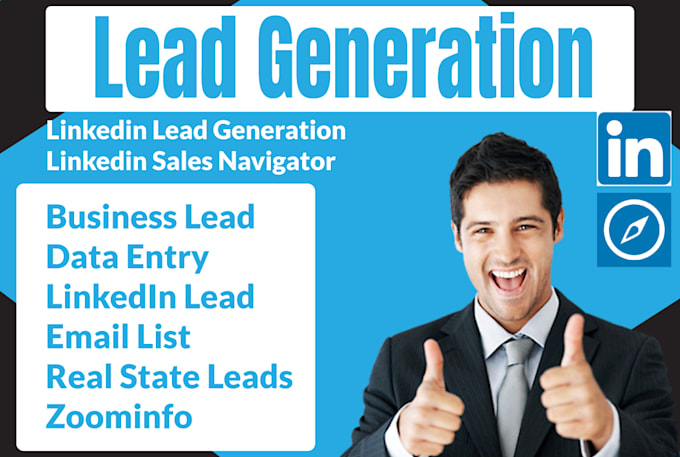 Gig Preview - Provide b2b lead generation for any industry from anywhere