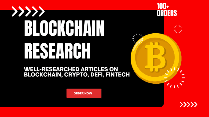 Gig Preview - Conduct research on cryptocurrency, blockchain, nft and defi