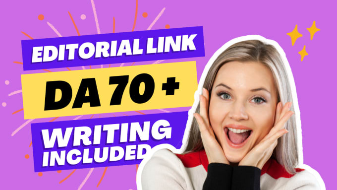 Gig Preview - Secure editorial link with moz da 50 or higher