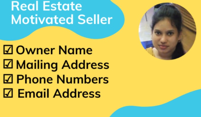 Gig Preview - Provide motivated seller real estate leads with skip tracing