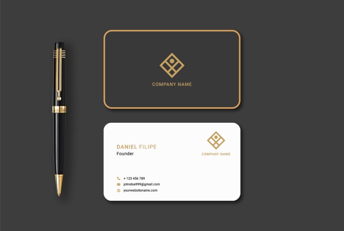 Bestseller - do stunning business card, stylish name card, visiting card design