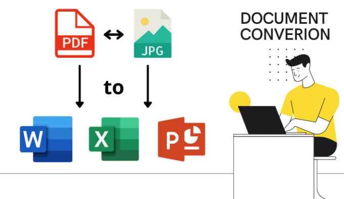 Gig Preview - Convert pdf, jpeg to word, scan or ocr to word or excel