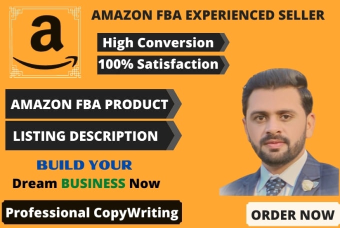 Gig Preview - Write optimized amazon fba product copywriting listing html description