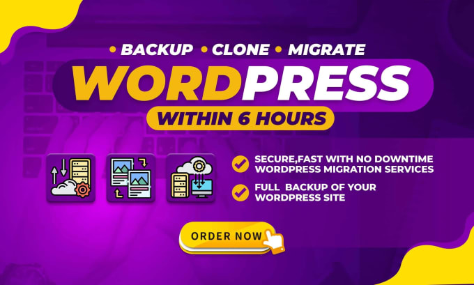 Gig Preview - Provide wordpress maintenance, backups and migration