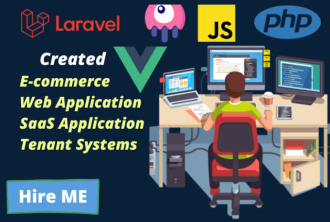 Gig Preview - Develop custom web apps using laravel and vue , livewire