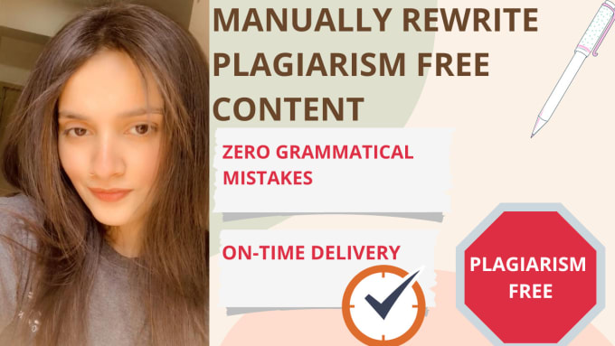 Bestseller - manually rewrite, paraphrase plagiarism free article