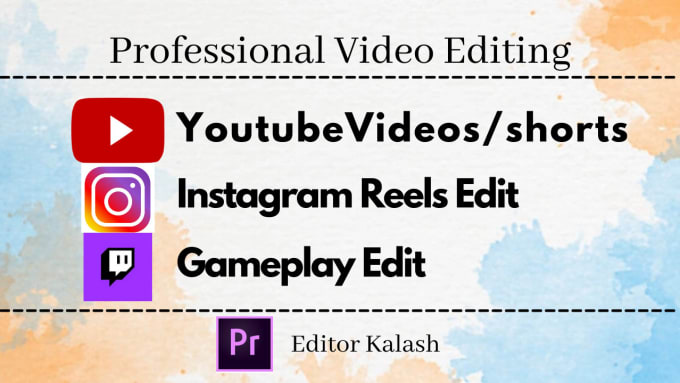 Gig Preview - Do professional youtube video editing, video editors