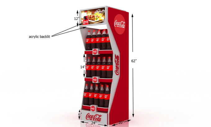 Gig Preview - Design retail store, display unit store, kiosk, rack, podium