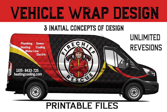 Bestseller - do vehicle wrap decal,truck wrap,trailer wrap, van wrap,car wrap,boat wrap