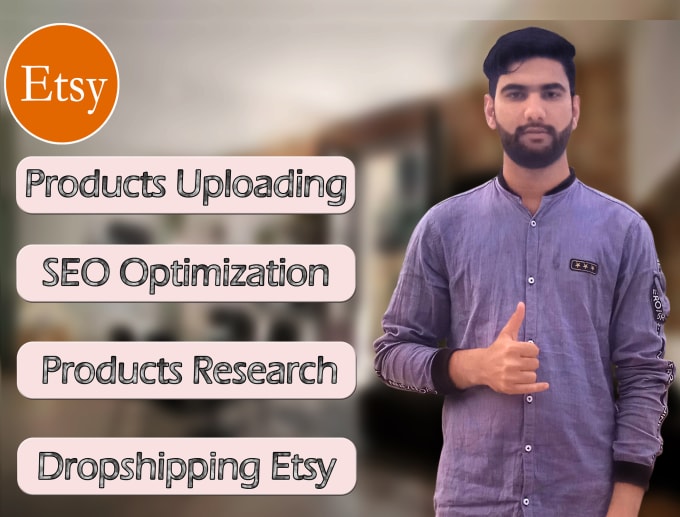 Gig Preview - Products listing, SEO optimization on etsy shop