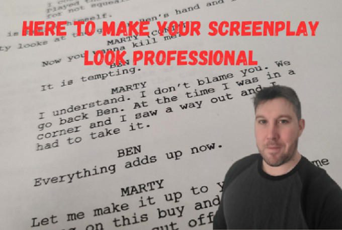 Gig Preview - Proofread, critique, and format your screenplay