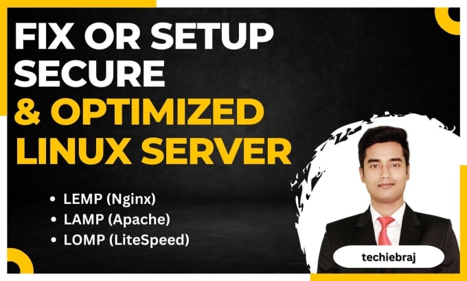 Gig Preview - Install, fix or set up secure and optimized linux server