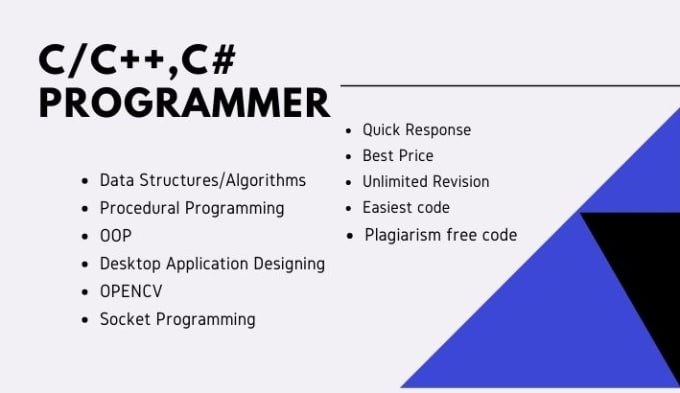 Gig Preview - Make c cpp c sharp programming projects gui design and desktop applications