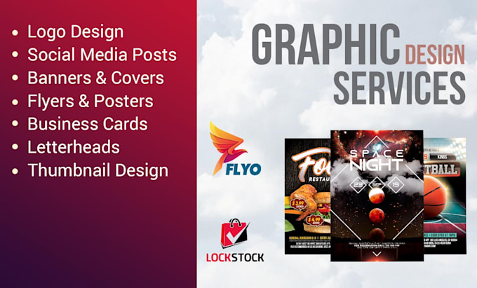 Gig Preview - Offering professional graphic design services for stunning visuals