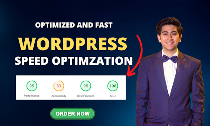 Gig Preview - Do wordpress website speed optimization, optimize your wordpress website