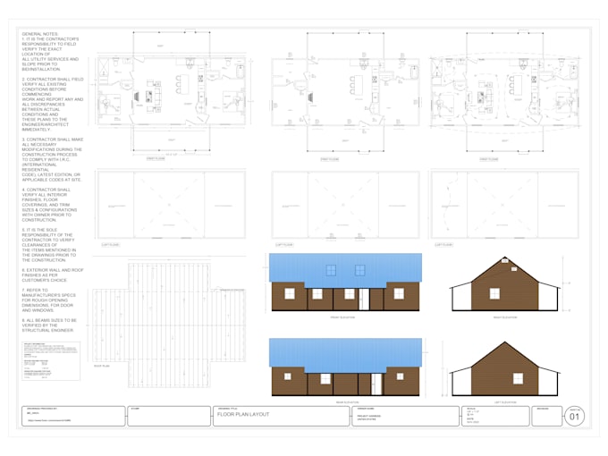 Gig Preview - Draw architectural floor plan  and design house plan