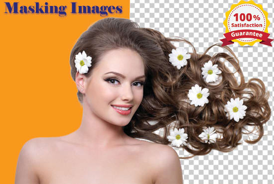 Gig Preview - Photoshop hair masking, remove background, white or transparent images fast