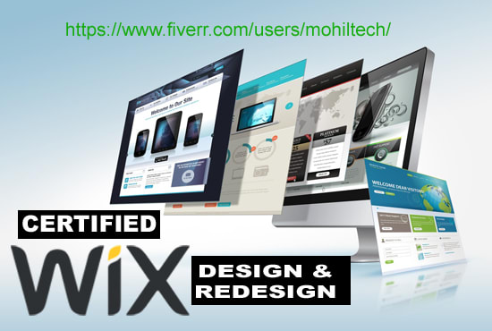 Gig Preview - Design wix website or redesign a wix website design or wix online store