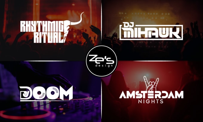 Bestseller - design dj edm music producer and band logo