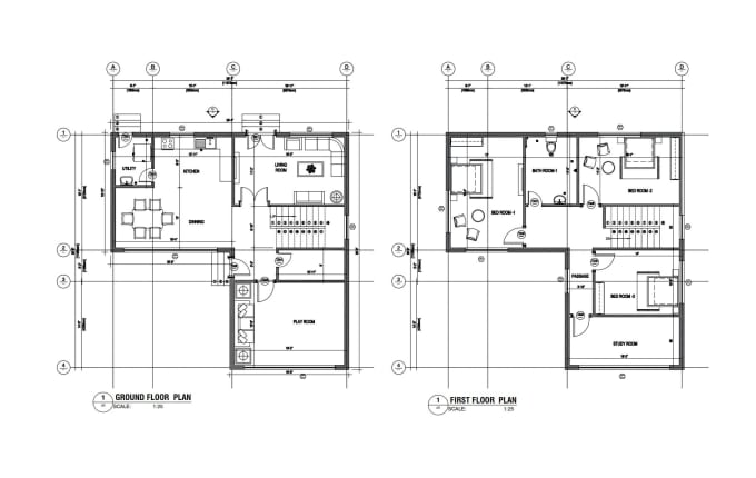 Gig Preview - Draw architectural floor plan and design house plan in autocad