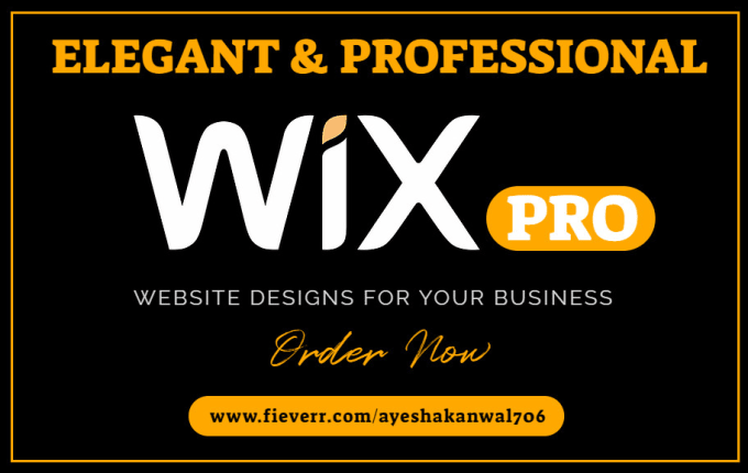 Gig Preview - Design a pro sophisticated wix website