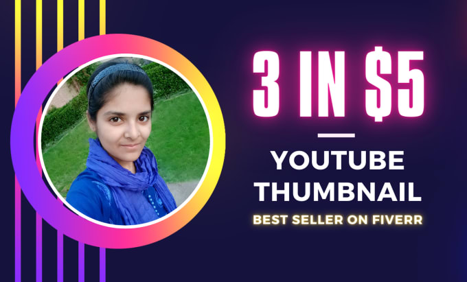 Gig Preview - Design 3 viral eye catching youtube thumbnail in 24 hours