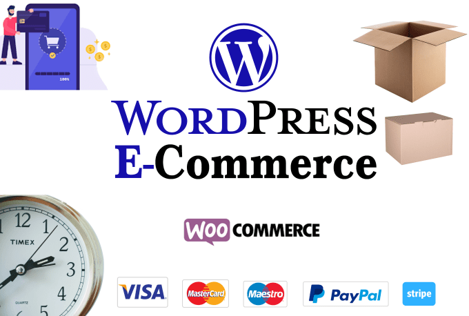 Gig Preview - Develop a modern wordpress ecommerce website and store