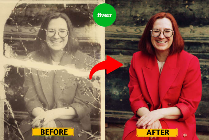 Gig Preview - Restore, retouch, colorize, fix and repair your old photo