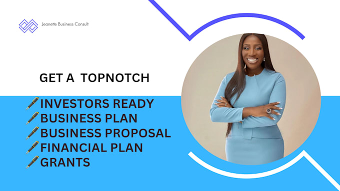 Gig Preview - Develop business plan for startups, pitch deck, nonprofit business plan writer