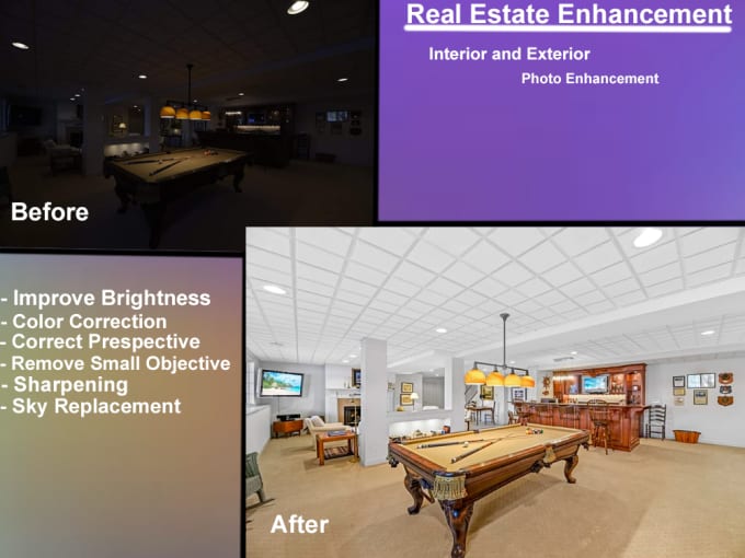 Gig Preview - Do real estate photos, and photo editing with fast delivery