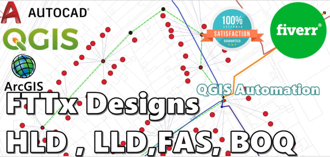 Gig Preview - Do expert ftth design lld, hld, boq services and fas