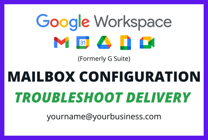 Gig Preview - Configure google workspace, g suite in 1 hour