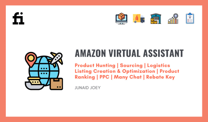 Gig Preview - Be your amazon virtual assistant and fba expert