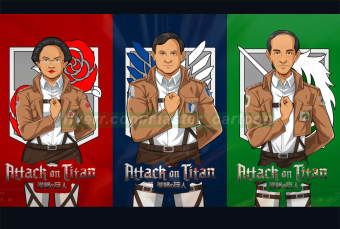 Gig Preview - Convert your photo into amazing attack on titan anime manga style