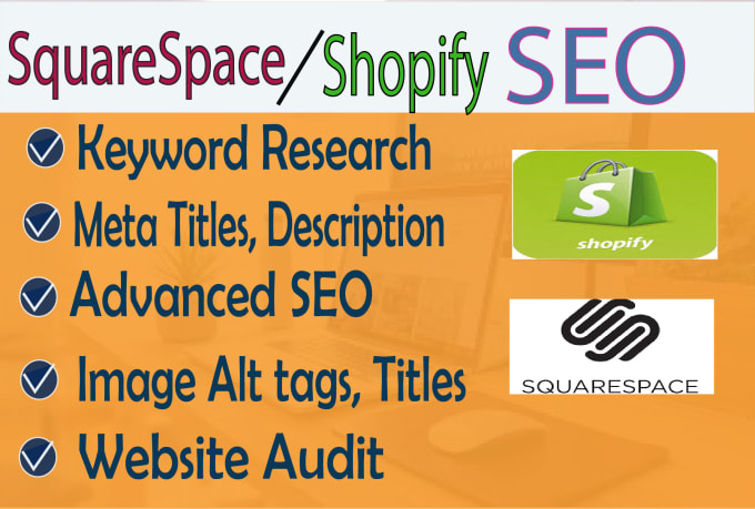 Gig Preview - Do shopify or squarespace website SEO for top google rankings