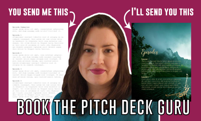 Gig Preview - Create a themed pitch deck with impact with your text