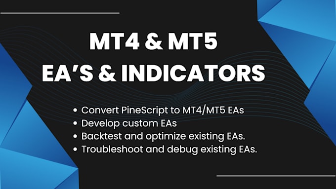 Gig Preview - Develop custom indicators and strategies for mt4 mt5