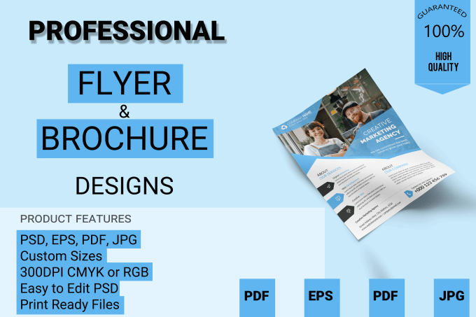 Gig Preview - Be your creative business flyer designer