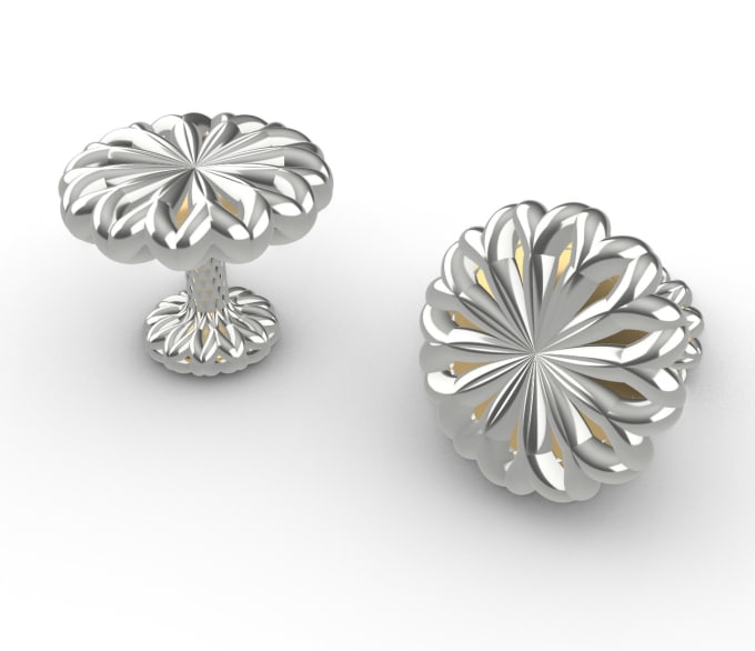 Gig Preview - Do cufflinks 3d cad with rendering