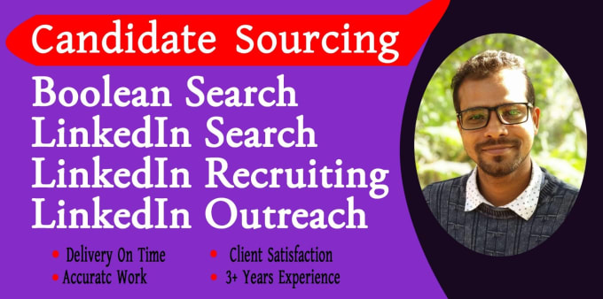 Gig Preview - Provide candidate sourcing and recruiting service