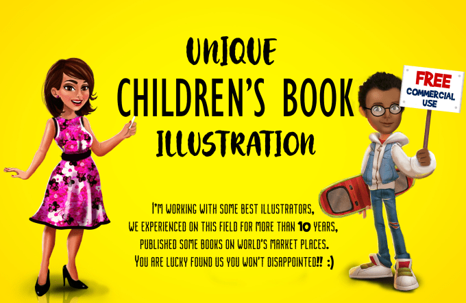 Gig Preview - Draw high detailed children book illustrations