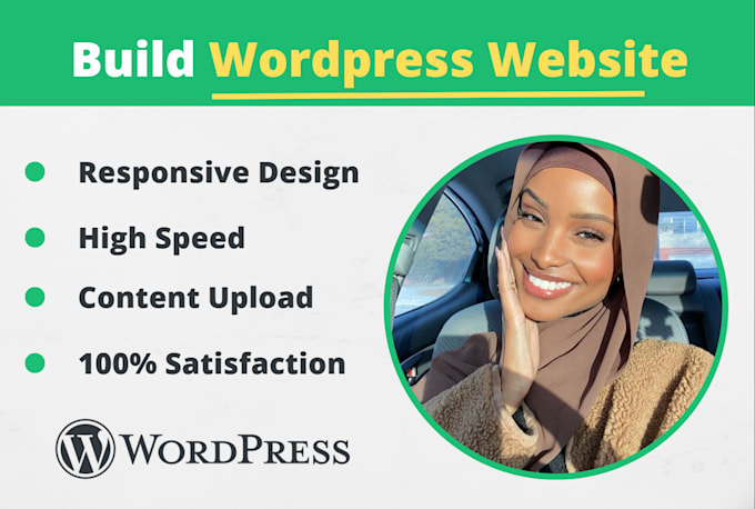 Gig Preview - Create, redesign, design, develop, update, clone, or customize wordpress website