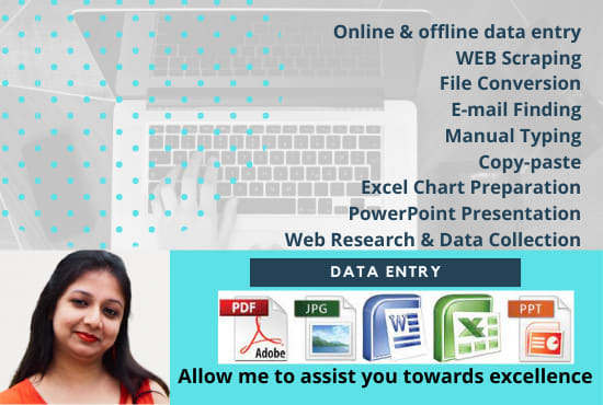 Bestseller - be your virtual assistant for data entry, web research and data collection